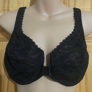 Glamorise black underwire bra